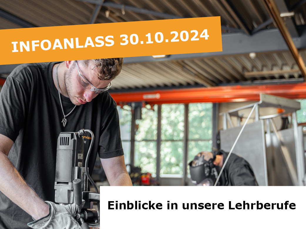 Einladung zum Infoanlass am 30.10.2024