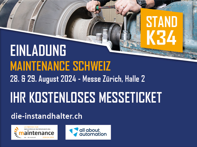 Erleben Sie die Zukunft der Instandhaltung – holen Sie sich Ihr Messeticket für die Maintenance 2024