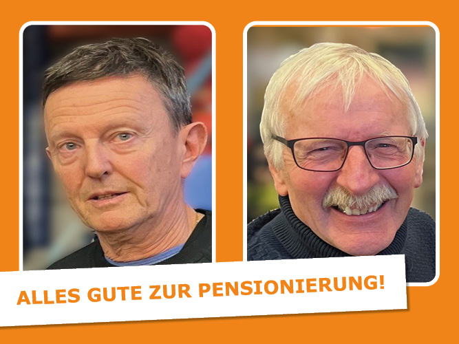 Alles Gute zur Pensionierung! 